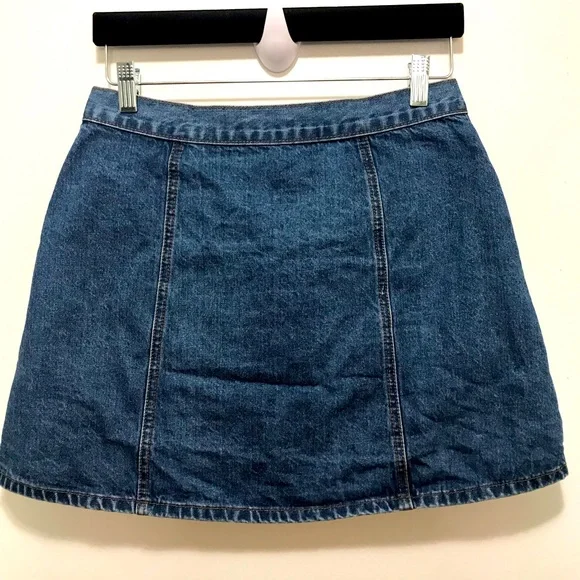 BDG blue denim skirt size Medium - Picture 4 of 9